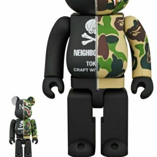 アベイシングエイプ(A BATHING APE)のBAPE NBHD SHARK BE@RBRICK 100% & 400% (その他)