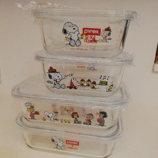 パイレックス(Pyrex)のパイレックス　スヌーピーガラスセット(調理道具/製菓道具)