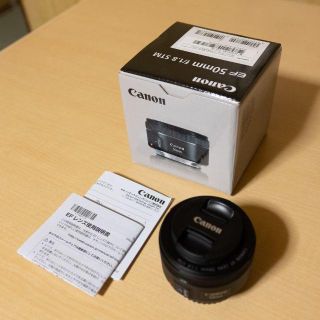 キヤノン(Canon)の【レンズフード付き・送料無料】EF50mm F1.8 STM(レンズ(単焦点))