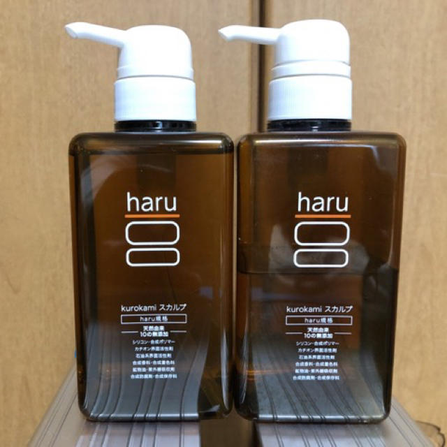 haru 黒髪スカルプシャンプー 1本半