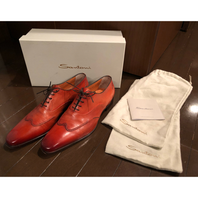 Santoni(サントーニ)のジャック様 専用 サントーニ 美品 9.5  メンズの靴/シューズ(ドレス/ビジネス)の商品写真