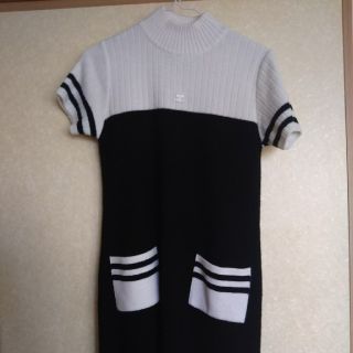 クレージュ(Courreges)のクレージュ ニット ワンピース(ひざ丈ワンピース)