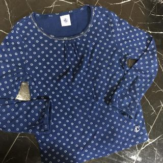 プチバトー(PETIT BATEAU)の一度のみの着用♡プチバトー 5ans/110cm カットソー(Tシャツ/カットソー)