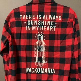 ワコマリア(WACKO MARIA)の福ちゃん様専用 wakomaria  ワコマリア シャツ 赤チェック M 美品(シャツ)