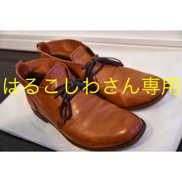 SHIPS(シップス)の【はるこしわさん専用】SHIPS シップス ホースレザー チャッカブーツ 靴 メンズの靴/シューズ(ブーツ)の商品写真