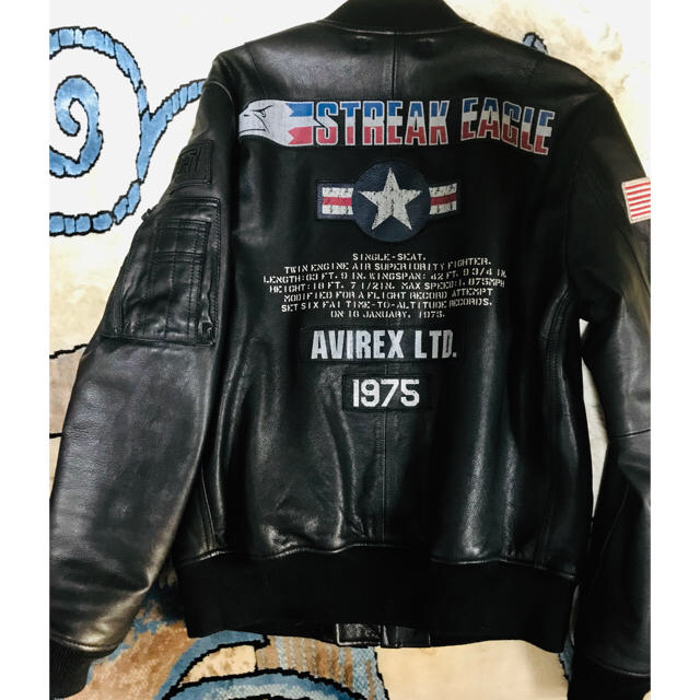 AVIREX(アヴィレックス)のアビレックス40周年記念モデルレザーma1 メンズのジャケット/アウター(フライトジャケット)の商品写真