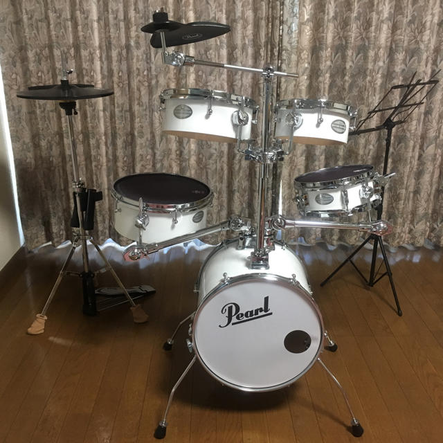 pearl(パール)の《ピコリ様専用》Pearl RT-645/C ドラムセット 消音セット付き① 楽器のドラム(セット)の商品写真