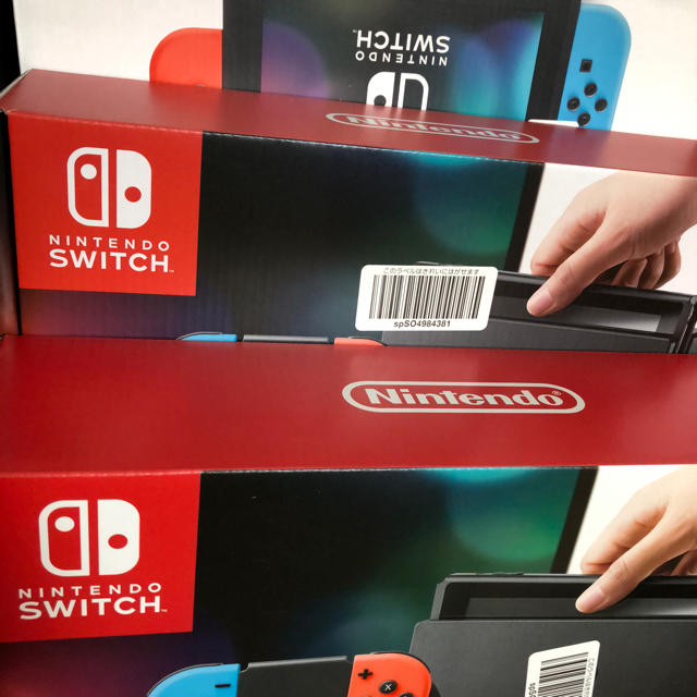 新品未使用 3台 任天堂スイッチ ネオンカラー 早い者勝ち-