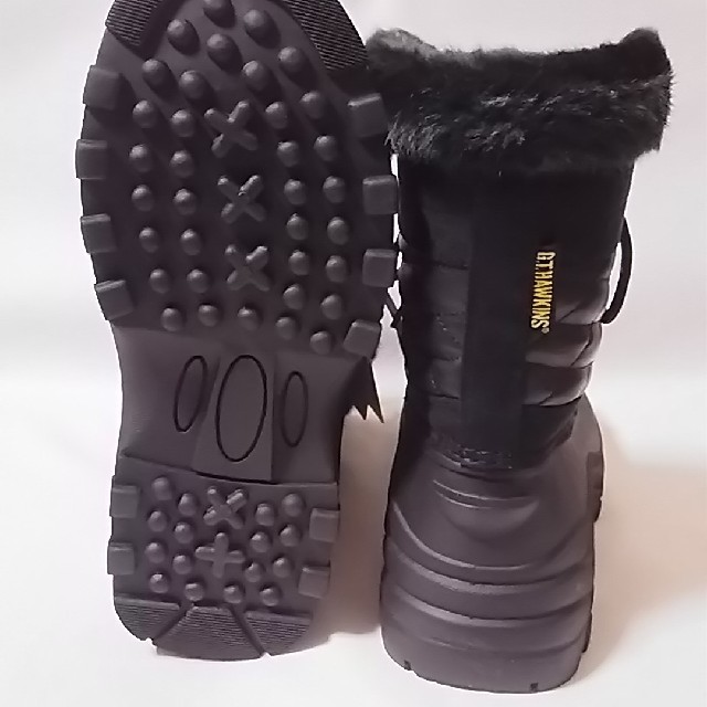 HAWKINS(ホーキンス)の
定10800円限定極暖新品!ホーキンス高級大人スノーブーツ希少少量生産モデル黒 メンズの靴/シューズ(ブーツ)の商品写真
