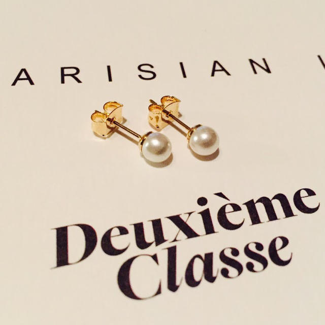 ★新品 DEUXIEME CLASSE ドゥーズィエムクラス 一粒パールピアス