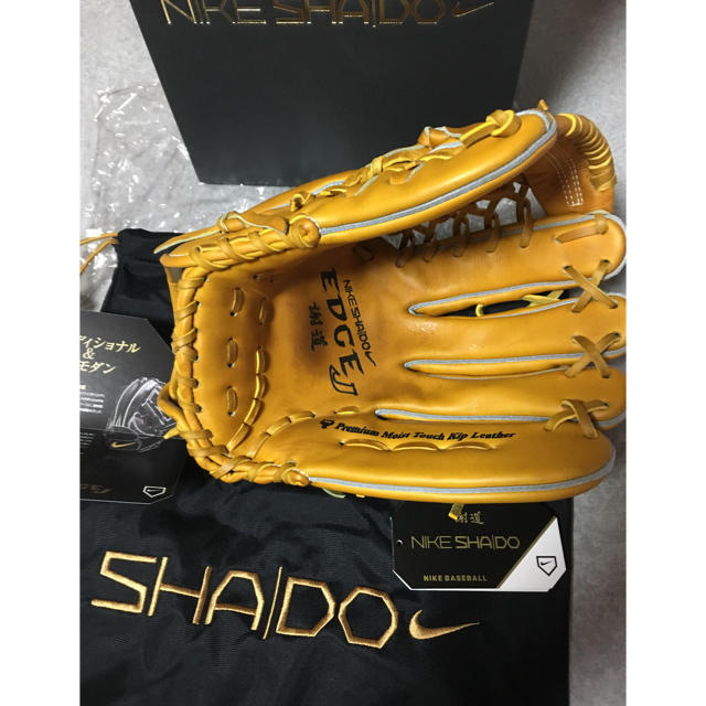NIKE - 硬式グローブ NIKE SHA IDO EDGE J 外野手用 片付け済み NIKE - 硬式グローブ NIKE SHA IDO EDGE J 外野手用 片付け済み