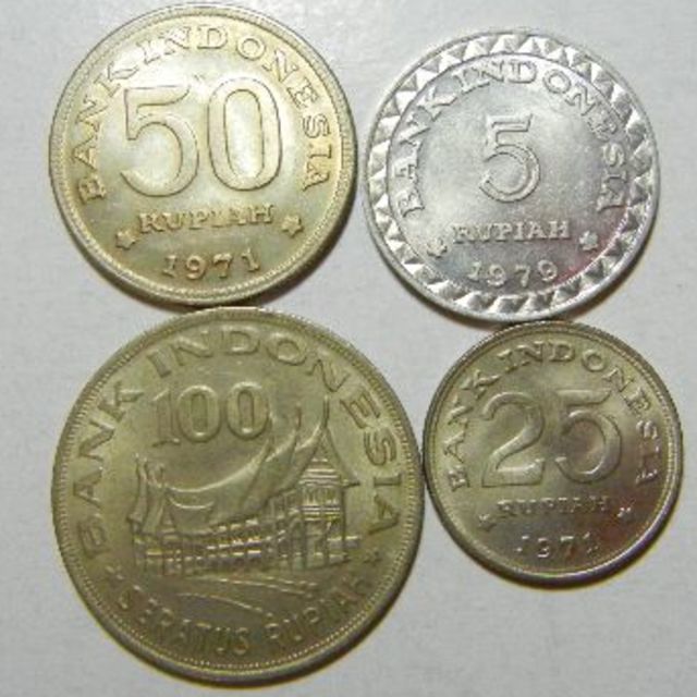 インドネシア硬貨 ４枚の通販 by hiro's shop｜ラクマ