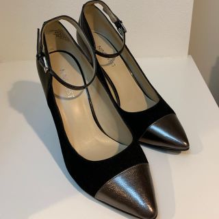 ナインウエスト(NINE WEST)のNINE WEST パンプス 黒 23.5cm(ハイヒール/パンプス)