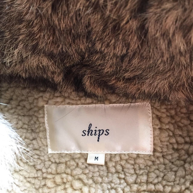 SHIPS for women(シップスフォーウィメン)のSHIPS ラビットファーモッズコート レディースのジャケット/アウター(モッズコート)の商品写真