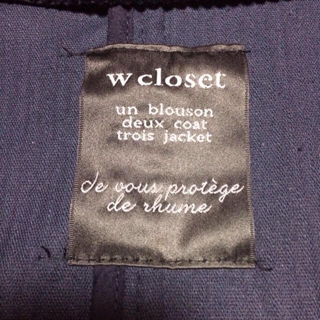 w closet(ダブルクローゼット)のw closet ジャケット レディースのジャケット/アウター(ロングコート)の商品写真