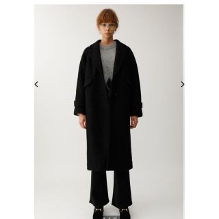 マウジー(moussy)のSINGLE BREASTED WOOL コート(チェスターコート)