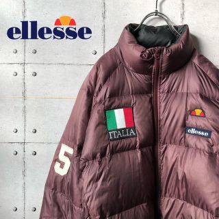 エレッセ(ellesse)の【大人気】ellesse エレッセ ビッグサイズ ワンポイント ダウンジャケット(ダウンジャケット)