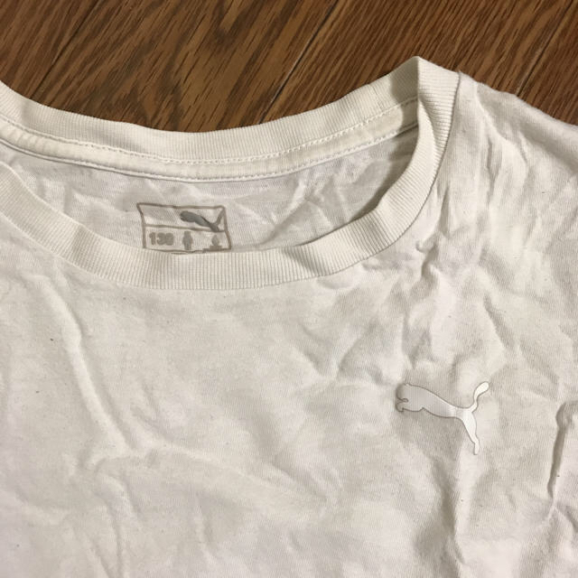 PUMA(プーマ)の130 半袖 白Tシャツ 2枚セット キッズ/ベビー/マタニティのキッズ服男の子用(90cm~)(下着)の商品写真