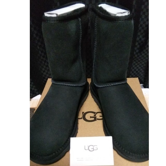 UGG - 【新品】UGG クラシックショートⅡブーツ（ブラック:約24cm）