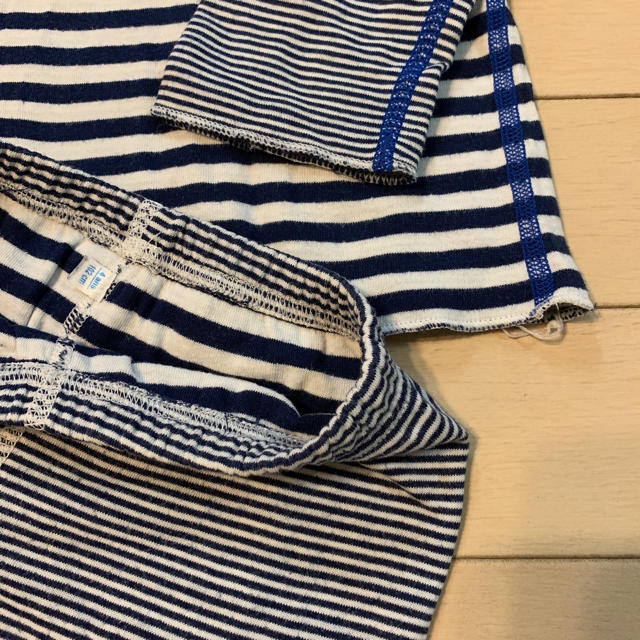 PETIT BATEAU(プチバトー)のmmy様専用 プチバトー チュビックボーダーパジャマ 102 キッズ/ベビー/マタニティのキッズ服男の子用(90cm~)(パジャマ)の商品写真