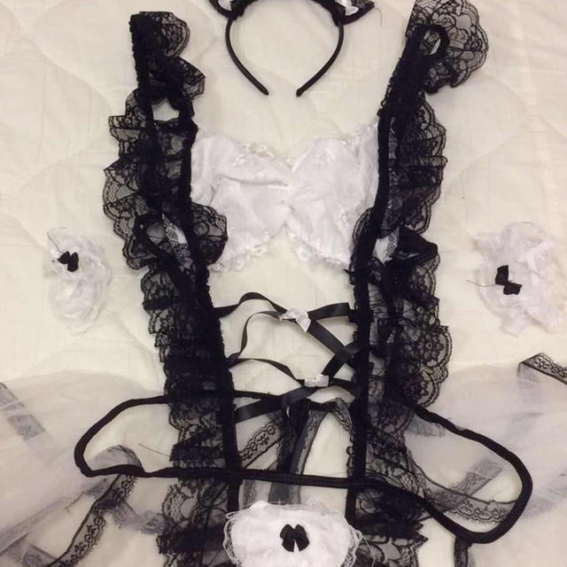 セクシーランジェリー メイド かわいい フリル - 通販 - www