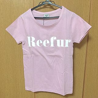 メゾンドリーファー(Maison de Reefur)のメゾンドリーファー Reefur ロゴTシャツ ピンク 新品(Tシャツ(半袖/袖なし))