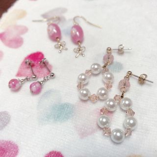 手作りアクセサリー♡(ピアス)