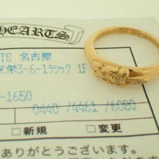 クロムハーツ(Chrome Hearts)のマーシー様専用 CH名古屋購入 正規 クロムハーツ 22K クラシック ダガー(リング(指輪))