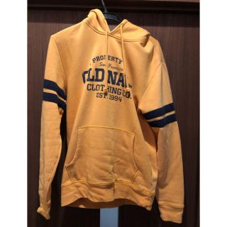 オールドネイビー(Old Navy)のオールドネイビー イエロー パーカー 90s(パーカー)