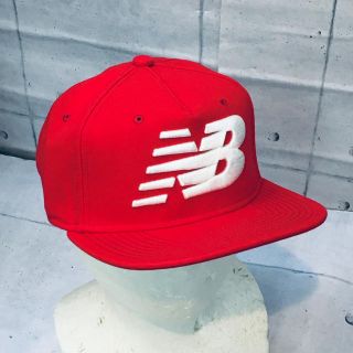 ニューバランス(New Balance)の新品 未使用品 ニューバランス キャップ 帽子 赤(キャップ)