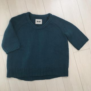 アクネ(ACNE)の【Ａｃｎｅ】ターコイズブルーニット(ニット/セーター)