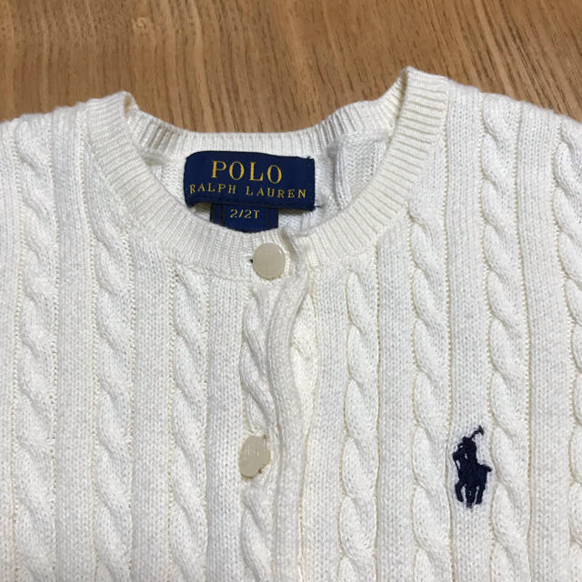 Ralph Lauren(ラルフローレン)のラルフローレン ガールズ  カーディガン キッズ/ベビー/マタニティのキッズ服女の子用(90cm~)(カーディガン)の商品写真