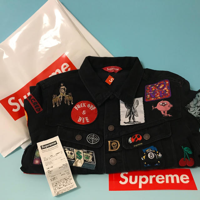 Supreme(シュプリーム)のフルシアンテ様専用　新品Supreme Patches Denim Trucke メンズのジャケット/アウター(Gジャン/デニムジャケット)の商品写真