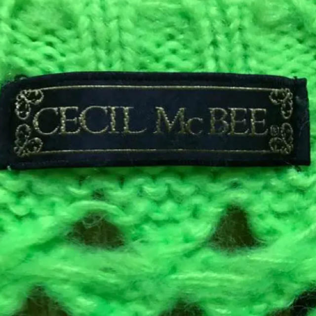 CECIL McBEE(セシルマクビー)のセシルマクビー ネオン ニット  レディースのトップス(ニット/セーター)の商品写真