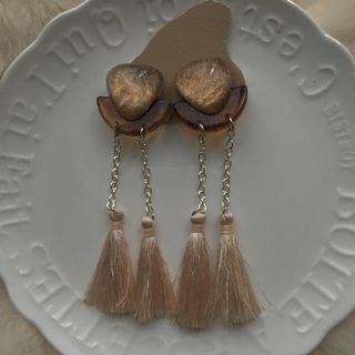 Triangle tassel(ピアス)