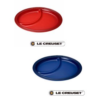 ルクルーゼ(LE CREUSET)の【つーちゃん様専用】ル・クルーゼ マルチオーバルプレート2点セット(食器)