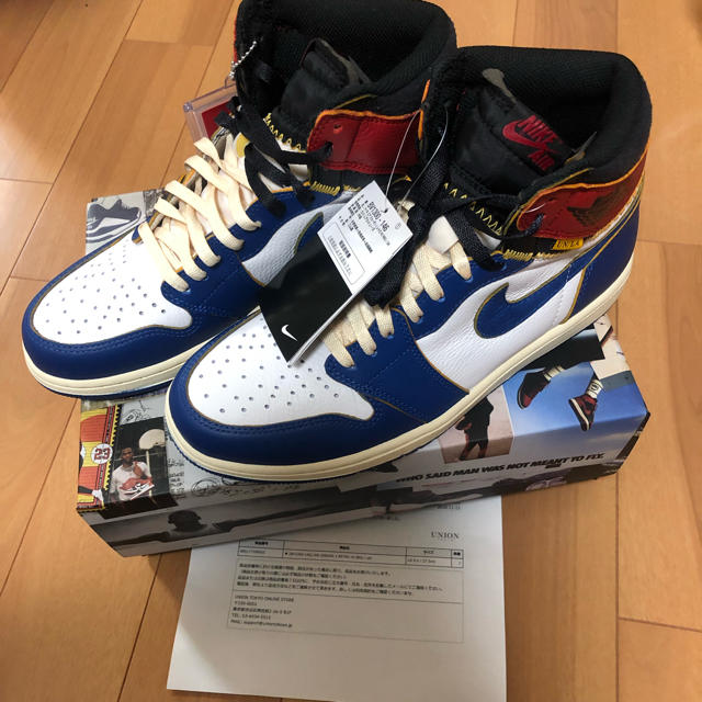 国内正規 NIKE AIR JORDAN 1 OG UNION 27.5㎝