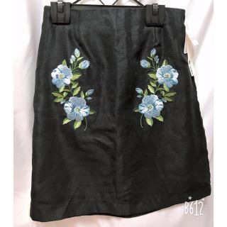 リリーブラウン(Lily Brown)の花柄刺繍ミニスカート(ミニスカート)