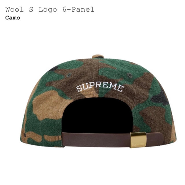 【新品・未使用】Supreme Wool S Logo 6-Panel