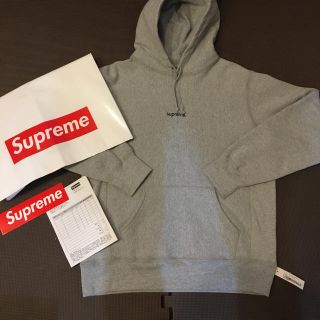 シュプリーム(Supreme)のSupreme Trade Mark Sweatshirt gray/M(パーカー)