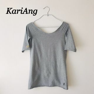 カリアング(kariang)の【KariAng】ライトグレーTシャツ　Sサイズ(カットソー(半袖/袖なし))