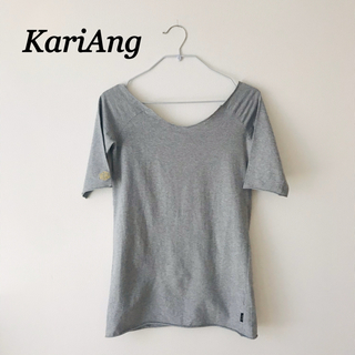 カリアング(kariang)の【KariAng】ライトグレーTシャツ　Sサイズ(カットソー(半袖/袖なし))