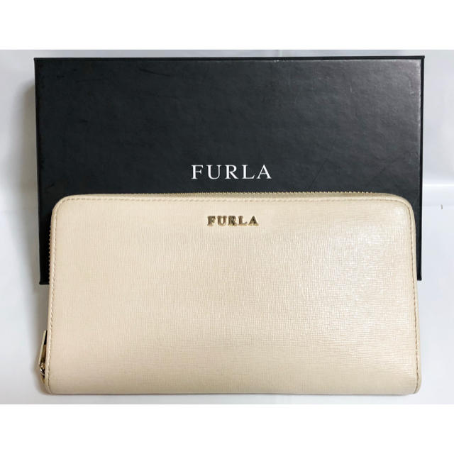 [送料無料]正規品✨ FURLAフルラ 長財布ラウンドファスナー アイボリー