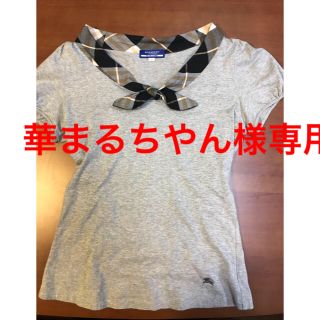 バーバリーブルーレーベル(BURBERRY BLUE LABEL)のBURBERRY リボン付きカットソー(カットソー(半袖/袖なし))