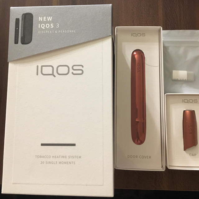 IQOS 3 キット ベルベットグレー   ピンクカバー付き