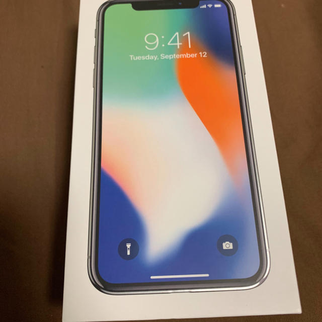 SIMフリーiPhoneX 64GB 新品交換品 A413-542