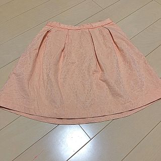 ロペピクニック(Rope' Picnic)の(122) ダマスク柄 サーモンピンク スカート size36(ミニスカート)