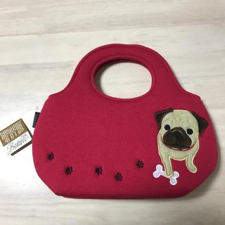 パグちゃんお散歩バッグ 新品 タグ付き(バッグ)