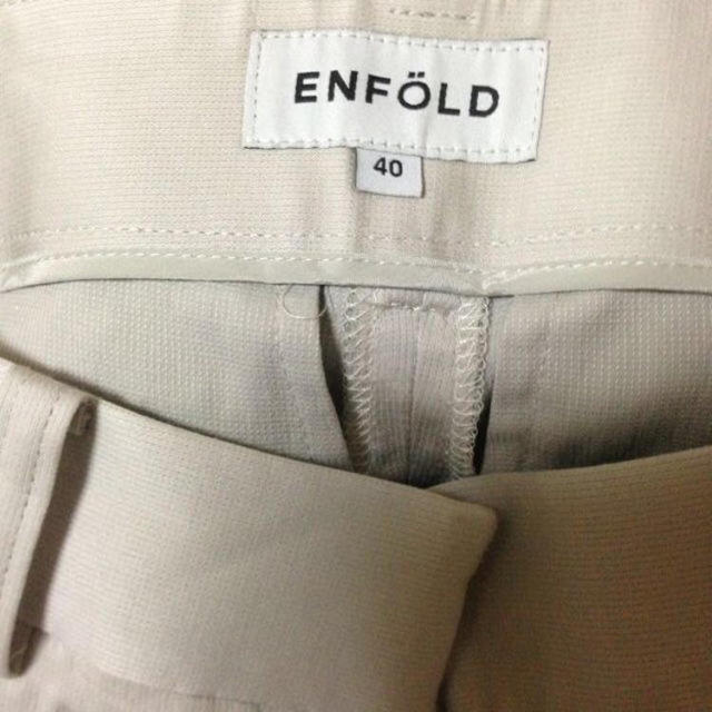 ENFOLD(エンフォルド)のENFOLD春夏ワイドパンツ レディースのパンツ(カジュアルパンツ)の商品写真