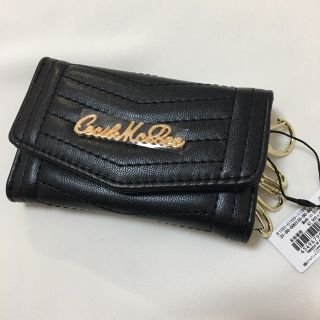 セシルマクビー(CECIL McBEE)の新品 セシルマクビー キルトステッチ キーケース ブラック 黒(キーケース)